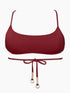 The Hana Cross Back Top- Merlot